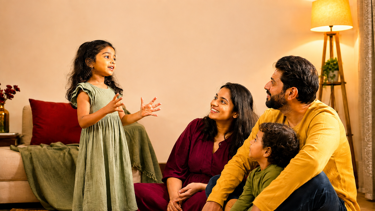 Helping Your Child Speak English Confidently in Public: A Calm, Screen-Free Guide for Indian Parents