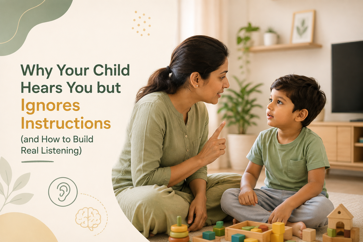 Why Your Child Hears You but Ignores Instructions (and How to Build Real Listening)