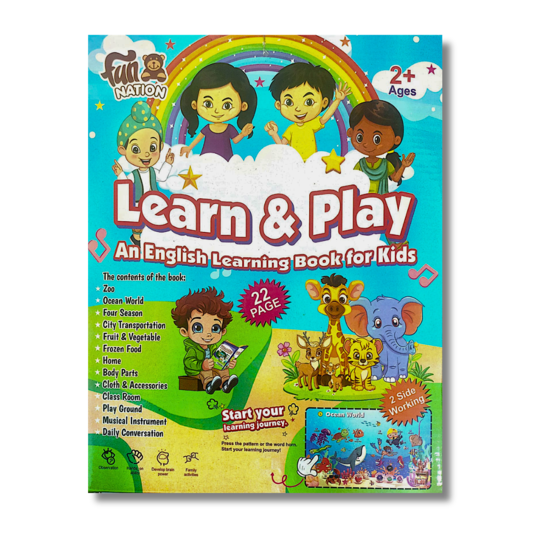 Learn & Play – Interactive Talking English Learning Book