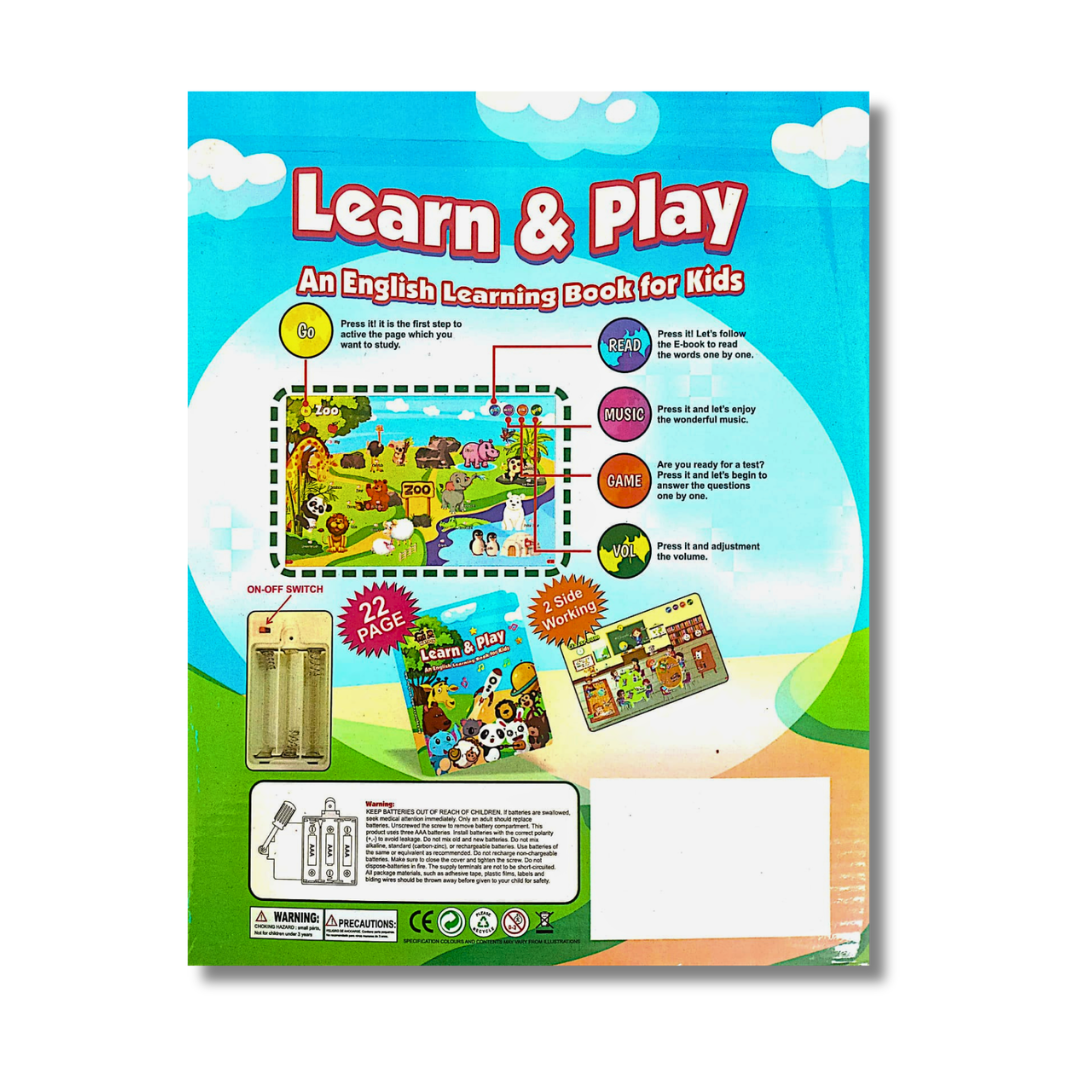 Learn & Play – Interactive Talking English Learning Book