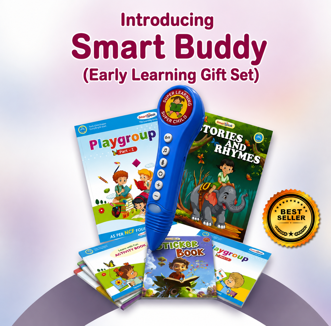 Smart Speak Reader with 5 Interactive Learning Books ✨