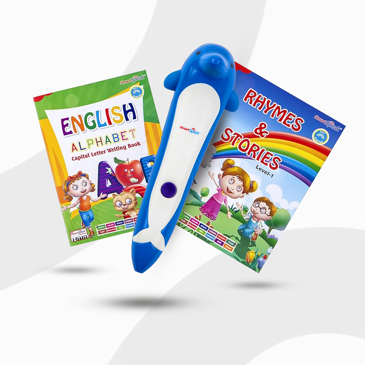 Smart Buddy – Early Learning Gift Set (With SmartSpeak Reader) – Activity, Sticker, Stories, Playgroup1 & 2 (Set of 5 Books )
