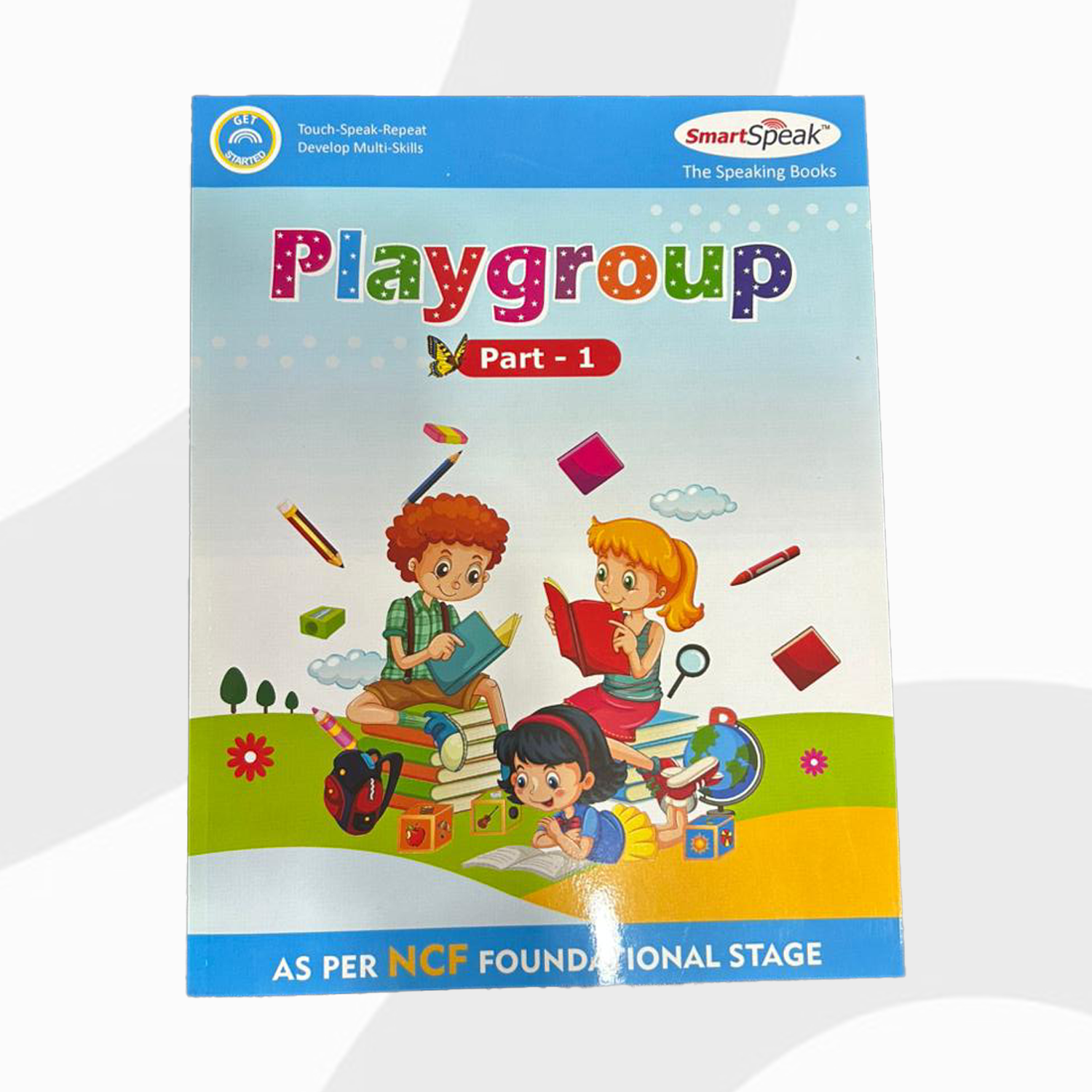 Smart Buddy – Early Learning Gift Set (With SmartSpeak Reader) – Activity, Sticker, Stories, Playgroup1 & 2 (Set of 5 Books )