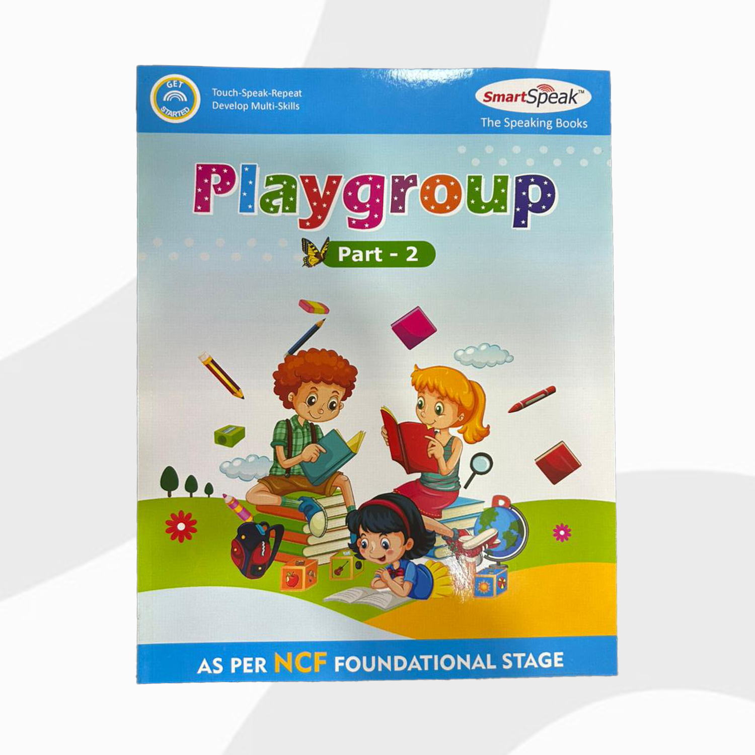 Smart Buddy – Early Learning Gift Set (With SmartSpeak Reader) – Activity, Sticker, Stories, Playgroup1 & 2 (Set of 5 Books )