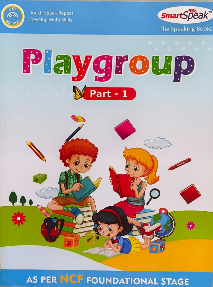 🧠 Smart Buddy – Early Learning Gift Set (With SmartSpeak Reader)  – Activity, Sticker, Stories, Playgroup1 & 2  (Set of 5 Books )