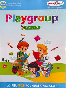 Smart Buddy – Early Learning Gift Set (With SmartSpeak Reader) – Activity, Sticker, Stories, Playgroup1 & 2 (Set of 5 Books )