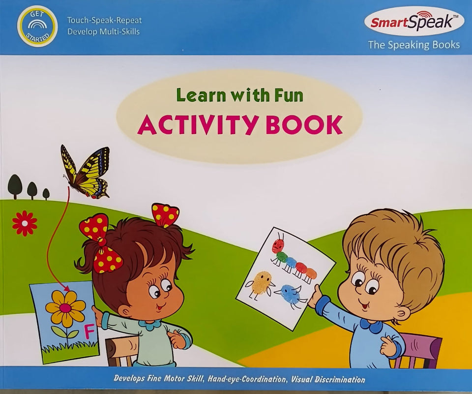 🧠 Smart Buddy – Early Learning Gift Set (With SmartSpeak Reader)  – Activity, Sticker, Stories, Playgroup1 & 2  (Set of 5 Books )