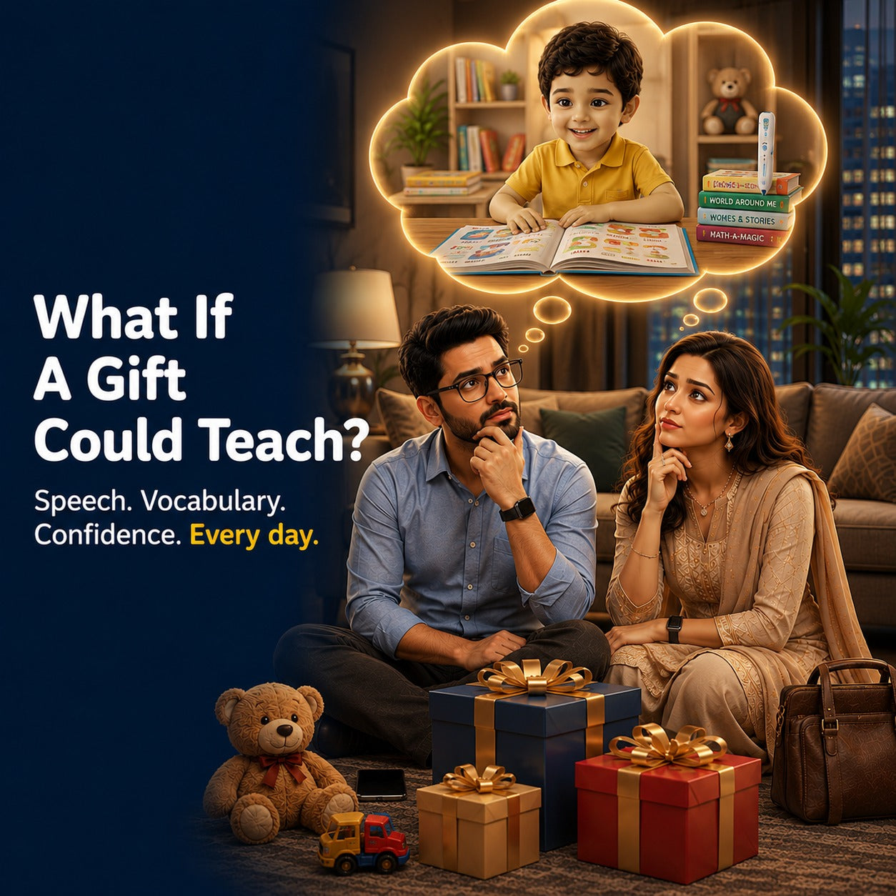 Smart Buddy - The Ultimate Birthday Gift For Independent Learner (Age 2-6 Years)